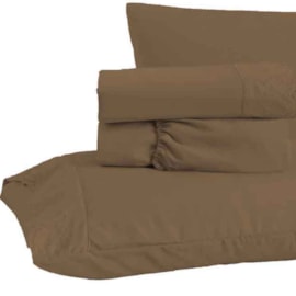 Jogo de Cama Casal Bordado Ingles Rozac Golden Bege Escuro (2 Lençois e 2 Fronha) Jogo de Cama Casal Bordado Ingles Rozac Golden Bege Escuro (2 Lençois e 2 Fronha)