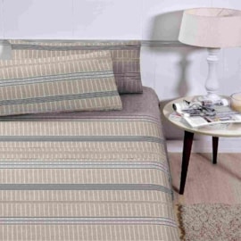 Jogo de Cama Casal Corttex Microtec 200 fios Geometrico Bege 4 Pçs ( 2 Lençois e 2 Fronha) Jogo de Cama Casal Corttex Microtec 200 fios Geometrico Bege 4 Pçs ( 2 Lençois e 2 Fronha)
