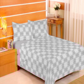 Jogo de Cama Casal Duplo Encanto Abstrato Cinza Jogo de Cama Casal Duplo Encanto Abstrato Cinza