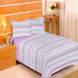 Jogo de Cama Casal Duplo Encanto Geométrico Rosa Jogo de Cama Casal Duplo Encanto Geométrico Rosa