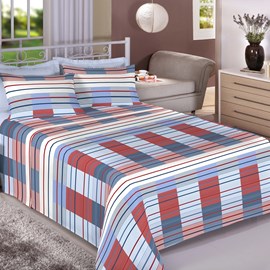 Jogo de Cama Casal Duplo Premium Plus 4 Peças Estampa 1 Jogo de Cama Casal Duplo Premium Plus 4 Peças Estampa 1