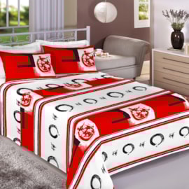 Jogo de Cama Casal Duplo Premium Plus 4 Peças Estampa 6 Jogo de Cama Casal Duplo Premium Plus 4 Peças Estampa 6