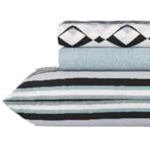 Jogo de Cama Casal Duplo Sultan Realce Premium Akira (2 Lençois + 2 Fronhas) Jogo de Cama Casal Duplo Sultan Realce Premium Akira (2 Lençois + 2 Fronhas)