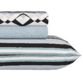 Jogo de Cama Casal Duplo Sultan Realce Premium Akira (2 Lençois + 2 Fronhas) Jogo de Cama Casal Duplo Sultan Realce Premium Akira (2 Lençois + 2 Fronhas)