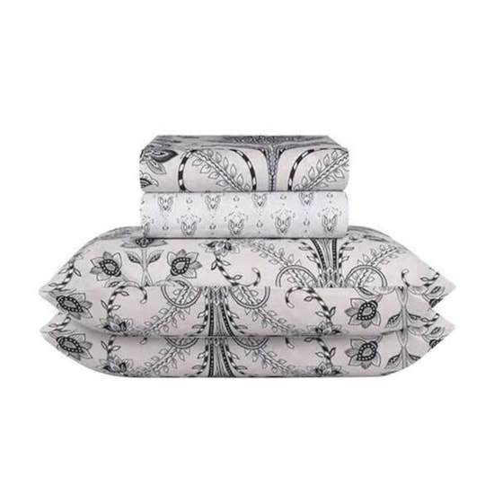 Jogo de Cama Casal Duplo Sultan Realce Premium Alfie (2 Lençois + 2 Fronhas) Jogo de Cama Casal Duplo Sultan Realce Premium Alfie (2 Lençois + 2 Fronhas)