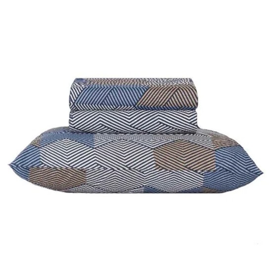 Jogo de Cama Casal Duplo Sultan Realce Premium Bruce (2 Lençois + 2 Fronhas) Jogo de Cama Casal Duplo Sultan Realce Premium Bruce (2 Lençois + 2 Fronhas)