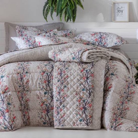 Jogo de Cama Casal Duplo Sultan Realce Premium Finn (2 Lençois + 2 Fronhas) Jogo de Cama Casal Duplo Sultan Realce Premium Finn (2 Lençois + 2 Fronhas)