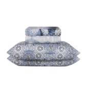 Jogo de Cama Casal Duplo Sultan Realce Premium Hunter (2 Lençois + 2 Fronhas) Jogo de Cama Casal Duplo Sultan Realce Premium Hunter (2 Lençois + 2 Fronhas)