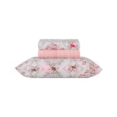 Jogo de Cama Casal Duplo Sultan Realce Premium Tamara (2 Lençois + 2 Fronhas) Jogo de Cama Casal Duplo Sultan Realce Premium Tamara (2 Lençois + 2 Fronhas)