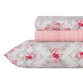 Jogo de Cama Casal Duplo Sultan Realce Premium Tamara (2 Lençois + 2 Fronhas) Jogo de Cama Casal Duplo Sultan Realce Premium Tamara (2 Lençois + 2 Fronhas)