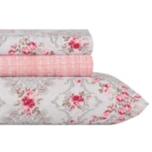 Jogo de Cama Casal Duplo Sultan Realce Premium Tamara (2 Lençois + 2 Fronhas) Jogo de Cama Casal Duplo Sultan Realce Premium Tamara (2 Lençois + 2 Fronhas)