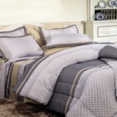 Jogo de Cama Casal Especial Kacyumara Satinée Kendal 4 Peças 300 Fios Jogo de Cama Casal Especial Kacyumara Satinée Kendal 4 Peças 300 Fios