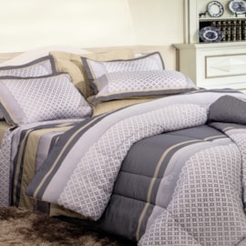 Jogo de Cama Casal Especial Kacyumara Satinée Kendal 4 Peças 300 Fios Jogo de Cama Casal Especial Kacyumara Satinée Kendal 4 Peças 300 Fios