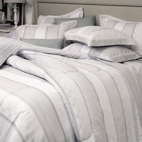 Jogo de Cama Casal Especial Kacyumara Satinée Koss 4 Peças 300 Fios Jogo de Cama Casal Especial Kacyumara Satinée Koss 4 Peças 300 Fios