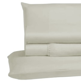 Jogo de Cama Casal Hypercal 200 Rozac Golden Bege Claro (2 Lençois e 2 Fronha) Jogo de Cama Casal Hypercal 200 Rozac Golden Bege Claro (2 Lençois e 2 Fronha)