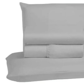 Jogo de Cama Casal Hypercal 200 Rozac Golden Cinza (2 Lençois e 2 Fronha) Jogo de Cama Casal Hypercal 200 Rozac Golden Cinza (2 Lençois e 2 Fronha)