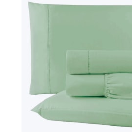 Jogo de Cama Casal Hypercal 200 Rozac Golden Verde (2 Lençois e 2 Fronha) Jogo de Cama Casal Hypercal 200 Rozac Golden Verde (2 Lençois e 2 Fronha)