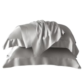 Jogo de Cama Casal Kacyumara Bambu 400Fios Fendi 4 Pçs Jogo de Cama Casal Kacyumara Bambu 400Fios Fendi 4 Pçs