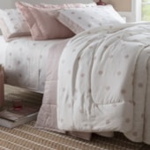 Jogo de Cama Casal Kacyumara Satinee Ball Rosè 4Pçs 300 Fios Jogo de Cama Casal Kacyumara Satinee Ball Rosè 4Pçs 300 Fios