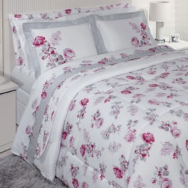Jogo de Cama Casal Kacyumara Satinee Bienne 4 Peças 300 Fios Jogo de Cama Casal Kacyumara Satinee Bienne 4 Peças 300 Fios