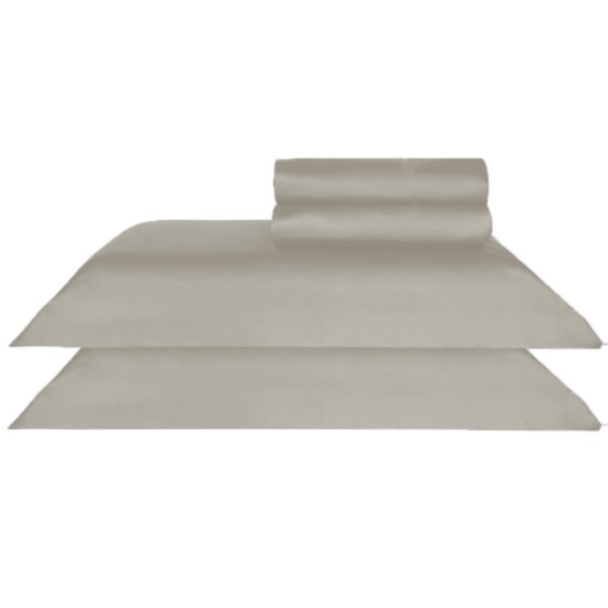 Jogo de Cama Casal Kacyumara Satinee Fendi 4 Peças 300 Fios Jogo de Cama Casal Kacyumara Satinee Fendi 4 Peças 300 Fios