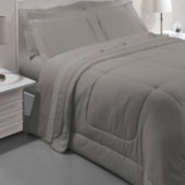 Jogo de Cama Casal Kacyumara Satinee Fendi 4 Peças 300 Fios Jogo de Cama Casal Kacyumara Satinee Fendi 4 Peças 300 Fios