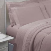 Jogo de Cama Casal Kacyumara Satinee InRose 4 Pçs 300Fios Jogo de Cama Casal Kacyumara Satinee InRose 4 Pçs 300Fios