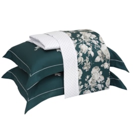 Jogo de Cama Casal Kacyumara Satinee Juliet 4 Peças 300 Fios Jogo de Cama Casal Kacyumara Satinee Juliet 4 Peças 300 Fios