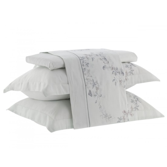 Jogo de Cama Casal Kacyumara Satinee Liora 4Pçs 300 Fios Jogo de Cama Casal Kacyumara Satinee Liora 4Pçs 300 Fios