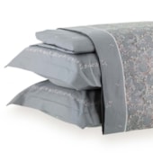 Jogo de Cama Casal Kacyumara Satinee Magany 4Pçs 300 Fios Jogo de Cama Casal Kacyumara Satinee Magany 4Pçs 300 Fios