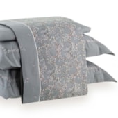 Jogo de Cama Casal Kacyumara Satinee Magany 4Pçs 300 Fios Jogo de Cama Casal Kacyumara Satinee Magany 4Pçs 300 Fios