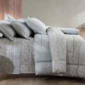 Jogo de Cama Casal Kacyumara Satinee Magany 4Pçs 300 Fios Jogo de Cama Casal Kacyumara Satinee Magany 4Pçs 300 Fios