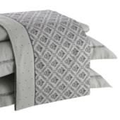 Jogo de Cama Casal Kacyumara Satinee Magnel 4Pçs 300 Fios Jogo de Cama Casal Kacyumara Satinee Magnel 4Pçs 300 Fios