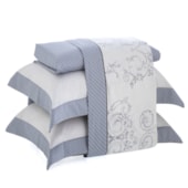Jogo de Cama Casal Kacyumara Satinee Sam 4Pçs 300 Fios Jogo de Cama Casal Kacyumara Satinee Sam 4Pçs 300 Fios