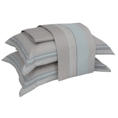 Jogo de Cama Casal Kacyumara Satinee Will 4 Peças 300 Fios Jogo de Cama Casal Kacyumara Satinee Will 4 Peças 300 Fios