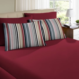 Jogo de Cama Casal Portallar Paralelas/Bôrdo 3 peças Jogo de Cama Casal Portallar Paralelas/Bôrdo 3 peças
