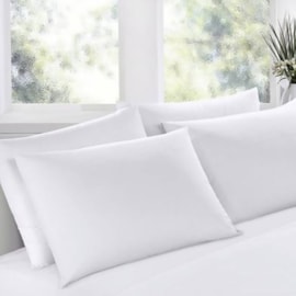Jogo de Cama Casal Premium Plus 4 Peças Branco Jogo de Cama Casal Premium Plus 4 Peças Branco