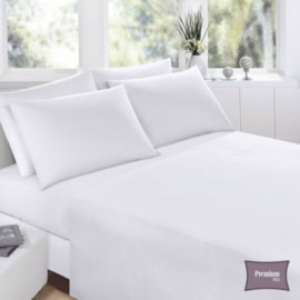 Jogo de Cama Casal Premium Plus 4 Peças Branco