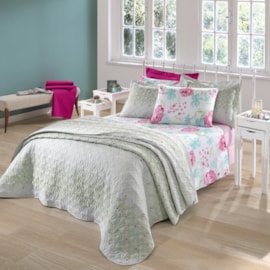 Jogo de Cama Casal Santista Prata Esther 150 Fios 4 Peças Jogo de Cama Casal Santista Prata Esther 150 Fios 4 Peças