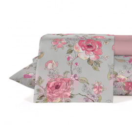 Jogo de Cama Casal Teka Diamante Belle Rose 150 Fios 4 Peças (2 Lençois e 2 Fronhas) Jogo de Cama Casal Teka Diamante Belle Rose 150 Fios 4 Peças (2 Lençois e 2 Fronhas)