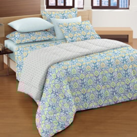 Jogo de Cama Casal Teka Diamante Maria Tereza 150 Fios 4 Peças Jogo de Cama Casal Teka Diamante Maria Tereza 150 Fios 4 Peças