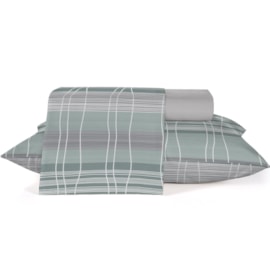 Jogo de Cama Casal Teka Diamante West 150 Fios 4 Peças Jogo de Cama Casal Teka Diamante West 150 Fios 4 Peças