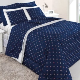 Jogo de Cama Casal Vida Bela 200 Fios Carbon Kacyumara 4Pçs Jogo de Cama Casal Vida Bela 200 Fios Carbon Kacyumara 4Pçs