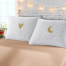 Jogo de Cama Casal Vivaldi Love Moon 3 peças Jogo de Cama Casal Vivaldi Love Moon 3 peças