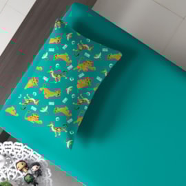 Jogo de Cama Guarda do Leão Solteiro Malha 100% algodão 2 peças Jogo de Cama Guarda do Leão Solteiro Malha 100% algodão 2 peças