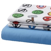 Jogo de Cama Infantil 100% Algodão 150 Fios Avengers 3 Peças Lepper