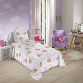 Jogo de Cama Infantil 100% Algodão 150 Fios Barbie II 3 Peças Lepper