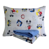Jogo de Cama Infantil 100% Algodão 150 Fios Mickey 3 Peças Lepper