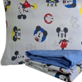 Jogo de Cama Infantil 100% Algodão 150 Fios Mickey 3 Peças Lepper