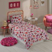Jogo de Cama Infantil 100% Algodão 150 Fios Minnie 3 Peças Lepper